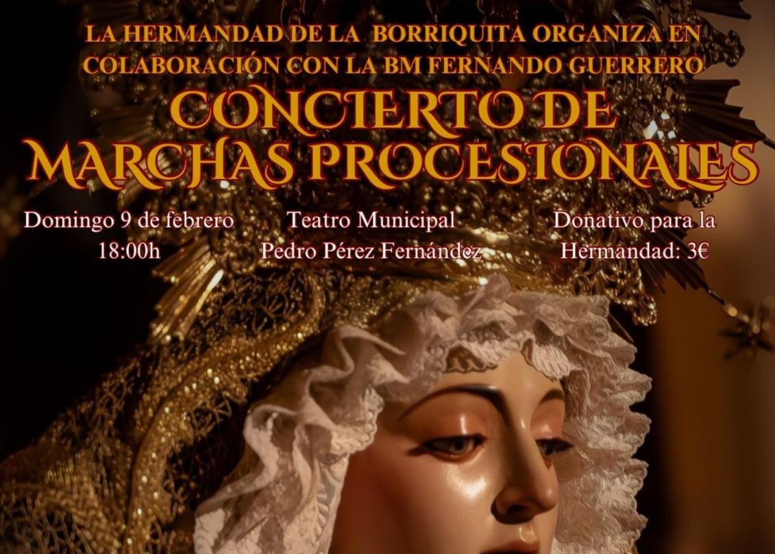 CONCIERTO DE MARCHA PROCESIONALES BANDA MUSICA FERNÁNDO GUERRERO