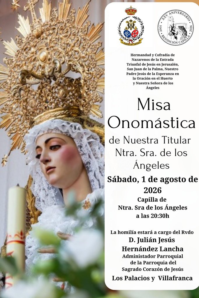 MISA ONOMÁSTICA A NTRA. SRA. DE LOS ÁNGELES